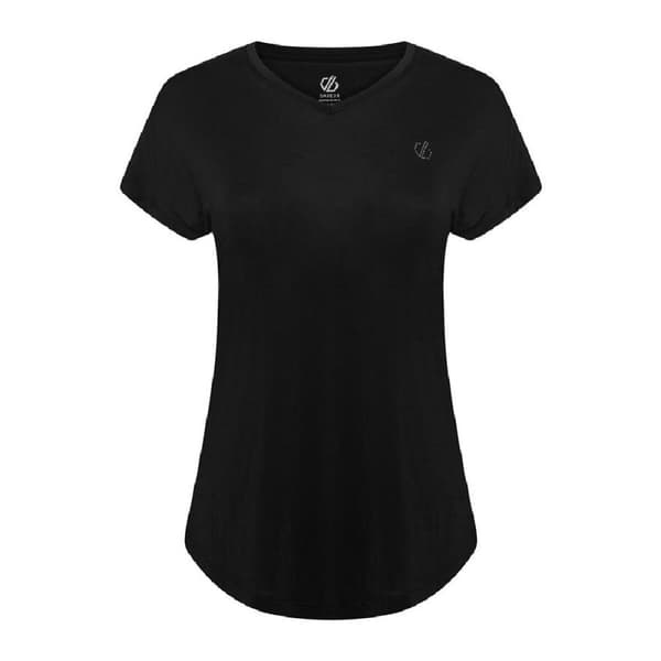 T-shirt med kortärm Dam Dare 2b Agleam Svart
