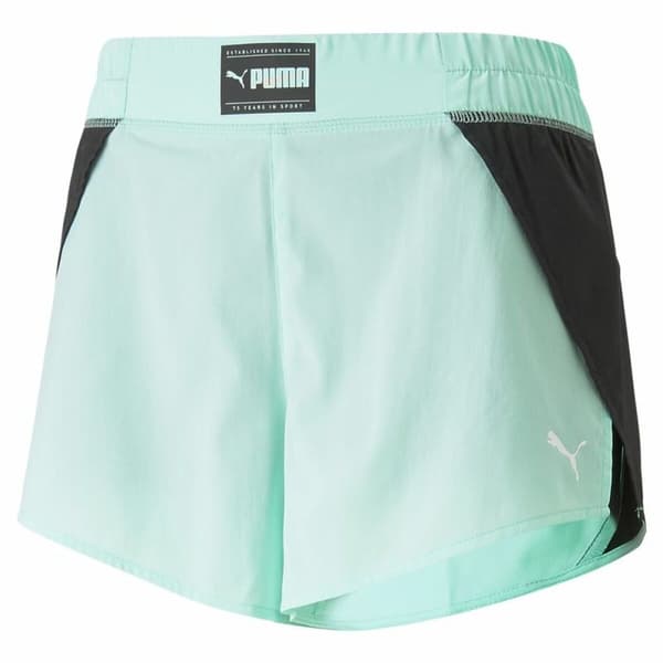 Naisten urheilushortsit Puma Fit Fashion Wov Akvamariini