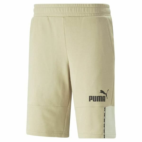Sport Shorts Puma  Essentials Block Tape Grå Hvid