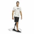 Miniatyrbillede 5 af 8: Kortærmet T-shirt til Mænd Adidas Lounge Hvid