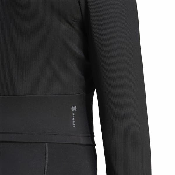 T-shirt med lång ärm Dam Adidas Studio Svart