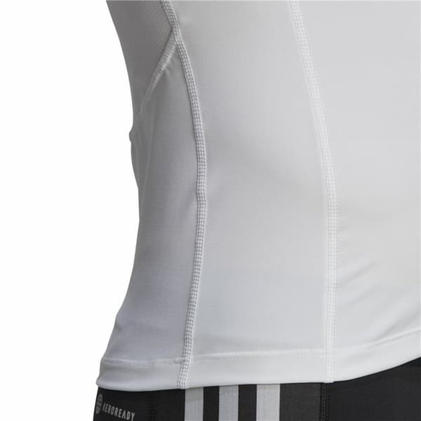 T-shirt med kortärm Herr Adidas techfit Graphic Vit