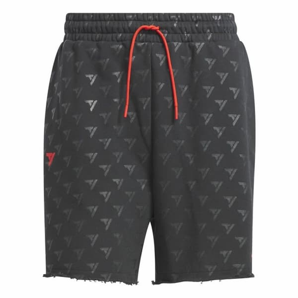 Basketball shorts til mænd Adidas Trae Allover Print Grå