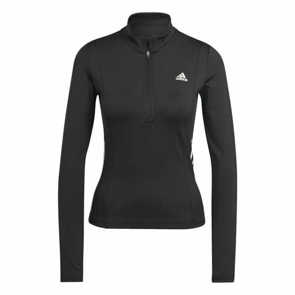 Naisten pitkähihainen T-paita Adidas Musta