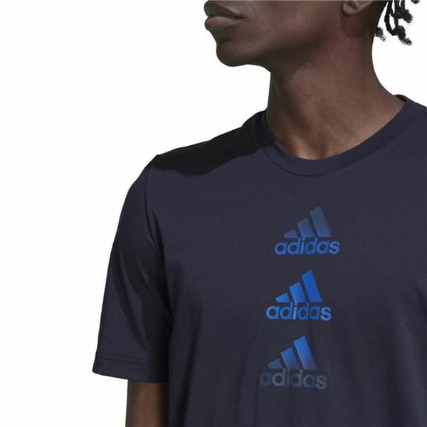 Kortærmet T-shirt til Mænd Adidas Designed To Move Logo