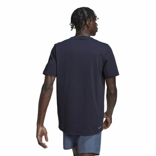 Kortærmet T-shirt til Mænd Adidas Designed To Move Logo