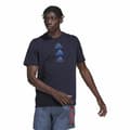 Miniatyrbillede 7 af 8: Kortærmet T-shirt til Mænd Adidas Designed To Move Logo