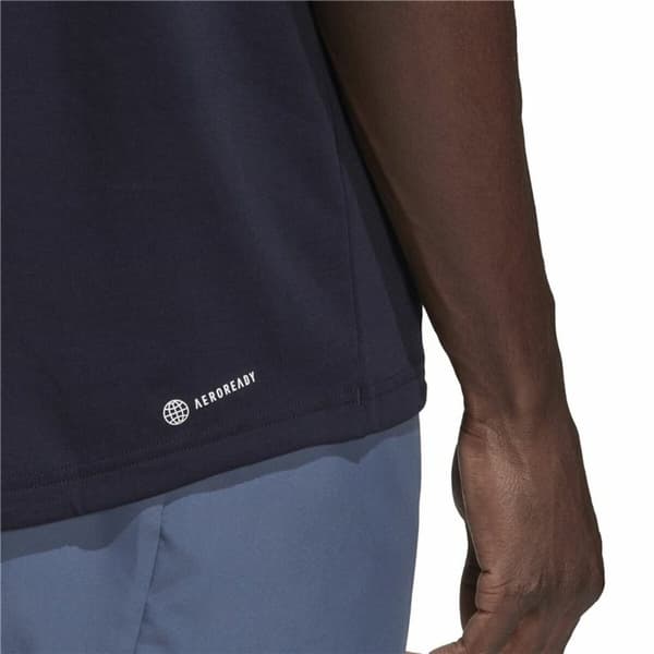 Kortærmet T-shirt til Mænd Adidas Designed To Move Logo