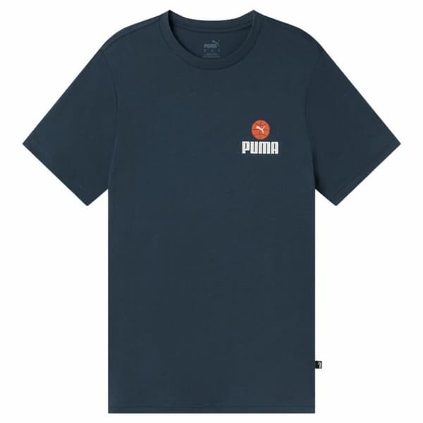 T-shirt med kortärm Herr Puma Bppo-000745 Mörkblå