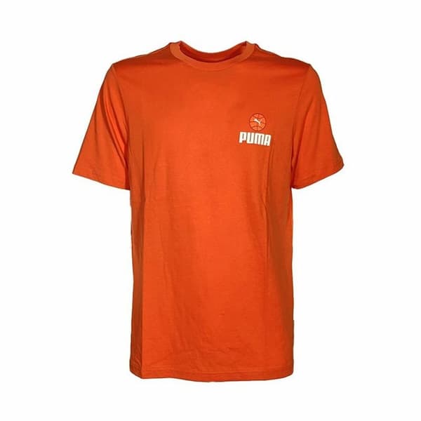 T-shirt med kortärm Herr Puma Chilli Powder Orange