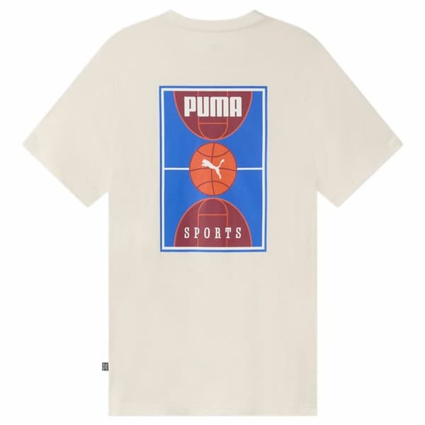 Kortærmet T-shirt til Mænd Puma Chilli Powder Hvid