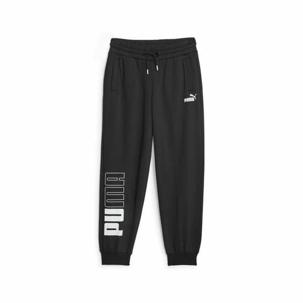 Långa träningsbyxor Puma Power Colorblock Svart Kvinna