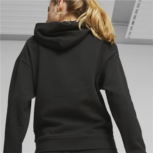 Hættetrøje til Kvinde Puma Better Essentials Sort