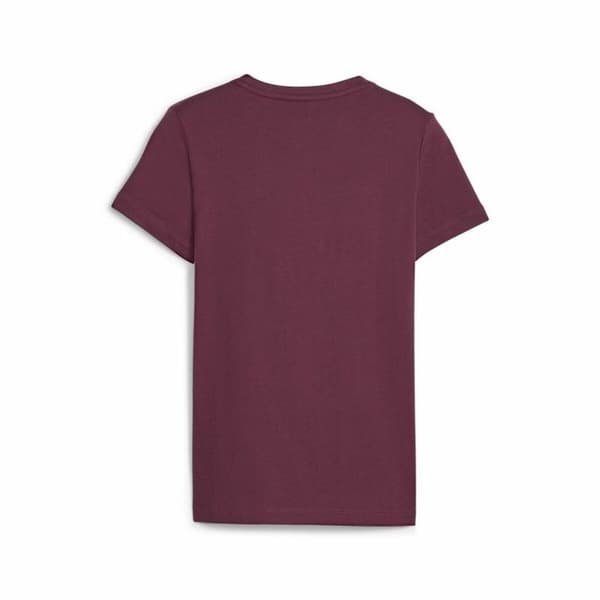 Børne Kortærmet T-shirt Puma Ess Logo Rødbrun
