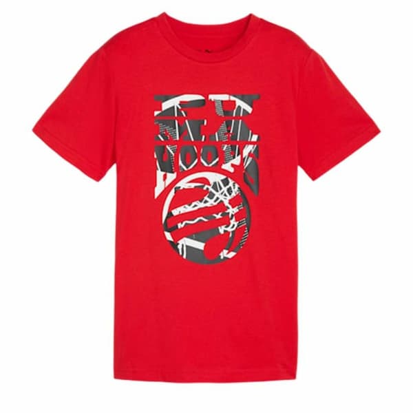 Barn T-shirt med kortärm Puma Basketball
