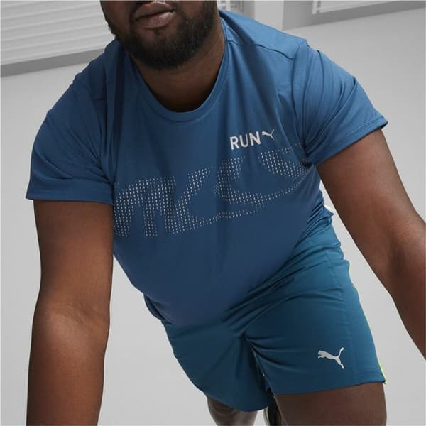 Miesten T-paita Puma Run Favourite Tummansininen
