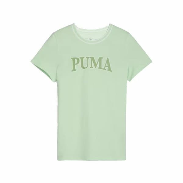 Barn T-shirt med kortärm Puma Squad Limegrön