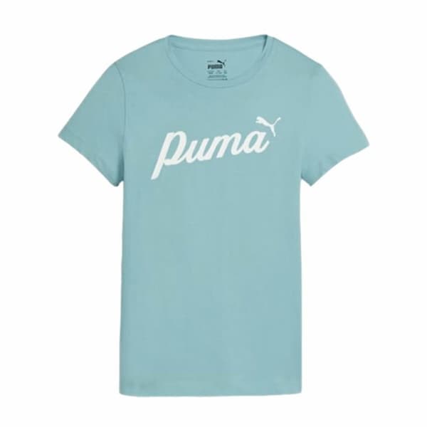 Barn T-shirt med kortärm Puma Essentials+ Script
