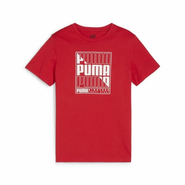 Barn T-shirt med kortärm Puma Graphic