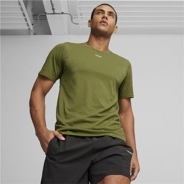 Sporttröja med ärmar Puma Kwick Hike™ Grön