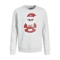 Pikkukuva 1 / 2: Miesten huputon collegepaita Jack & Jones 12219685  Valkoinen