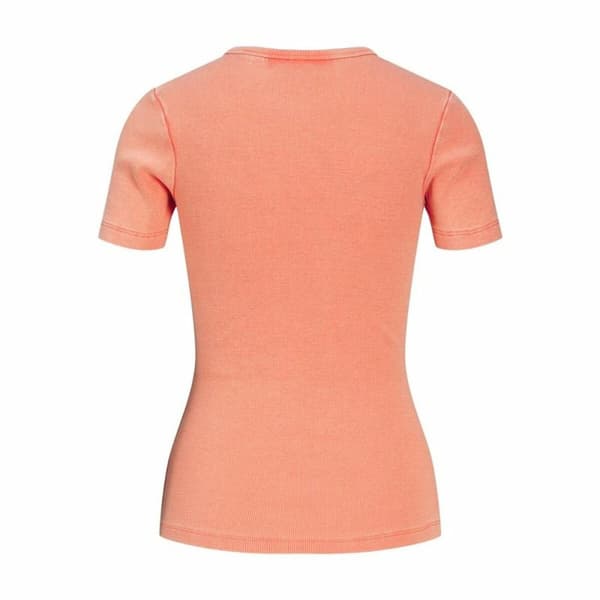 T-shirt med kortärm Dam Jack & Jones Jxfrankie Wash Ss Korall