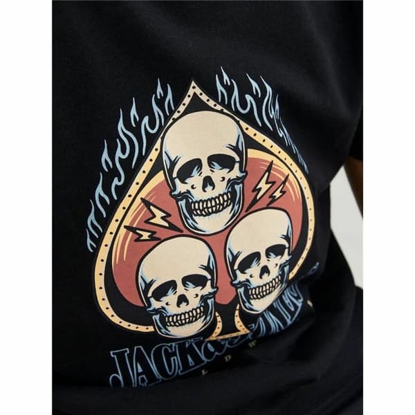 Børne Kortærmet T-shirt Jack & Jones Jorheavens Sort