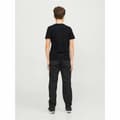 Miniatyrbillede 4 af 8: Børne Kortærmet T-shirt Jack & Jones Jorheavens Sort