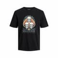 Miniatyrbillede 1 af 8: Børne Kortærmet T-shirt Jack & Jones Jorheavens Sort