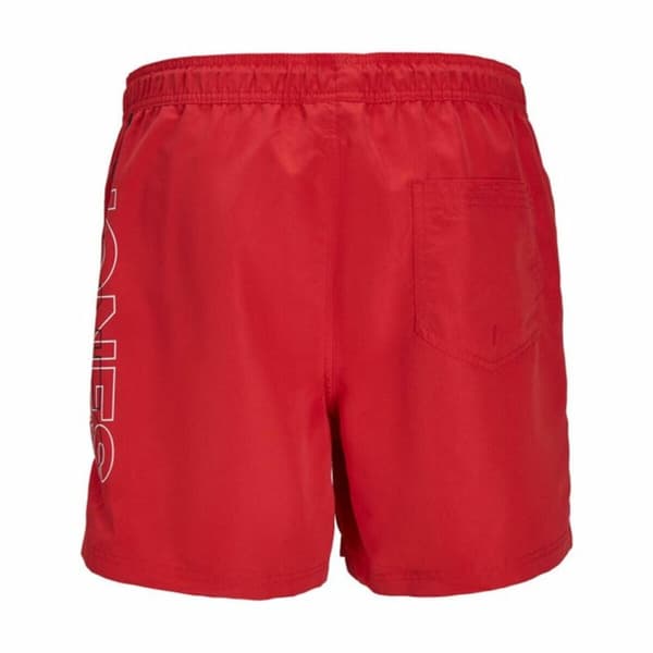 Barn Baddräkt Jack & Jones Double Logo Ly Sn Mni  Röd