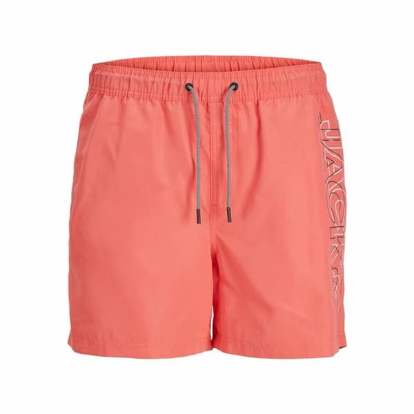 Baddräkt Herr Jack & Jones Double Logo Korall
