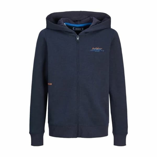 Sport Jakke til Mænd Jack & Jones Jack and Jones great B2S Logo Zip Navy