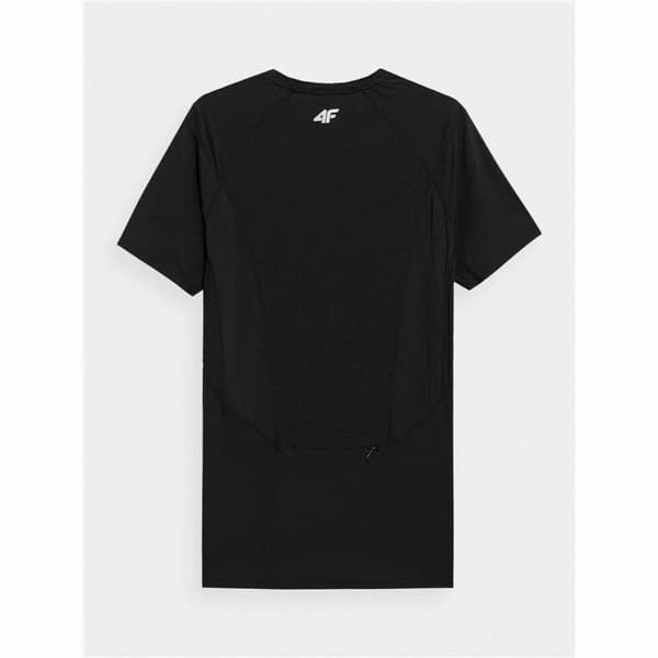 Kortærmet T-shirt til Mænd 4F Run Sort