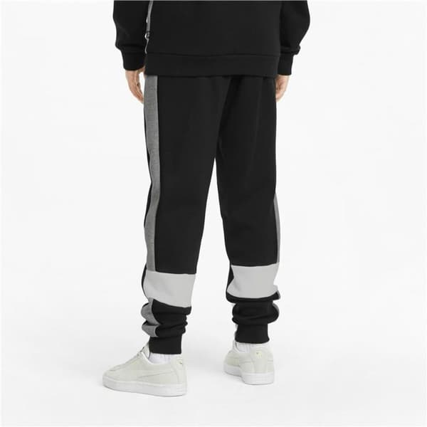 Nederdel träningsoverall för barn Puma Essentials+ Colorblock Svart Pojkar