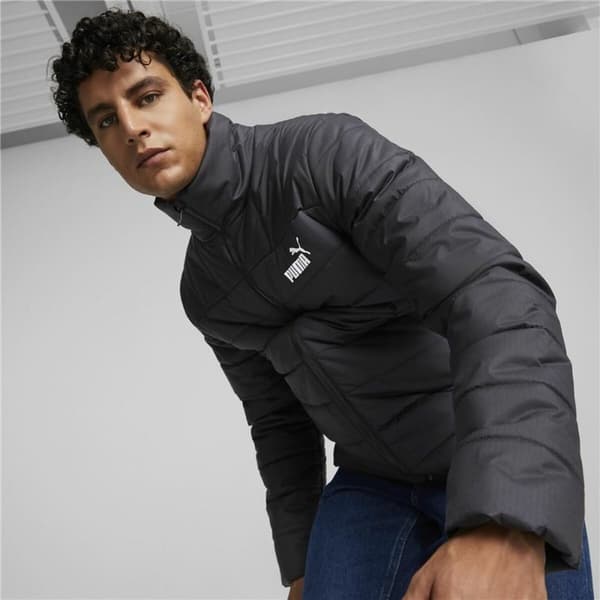 Träningsjacka Herr Puma Essentials+ Padded Svart