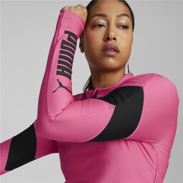 Langærmet T-shirt til Kvinder Puma Fuchsia Pink