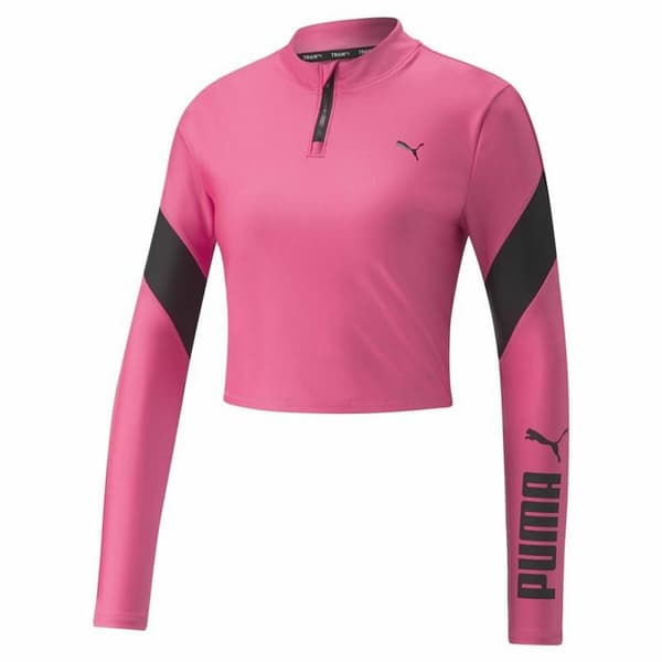 Langærmet T-shirt til Kvinder Puma Fuchsia Pink