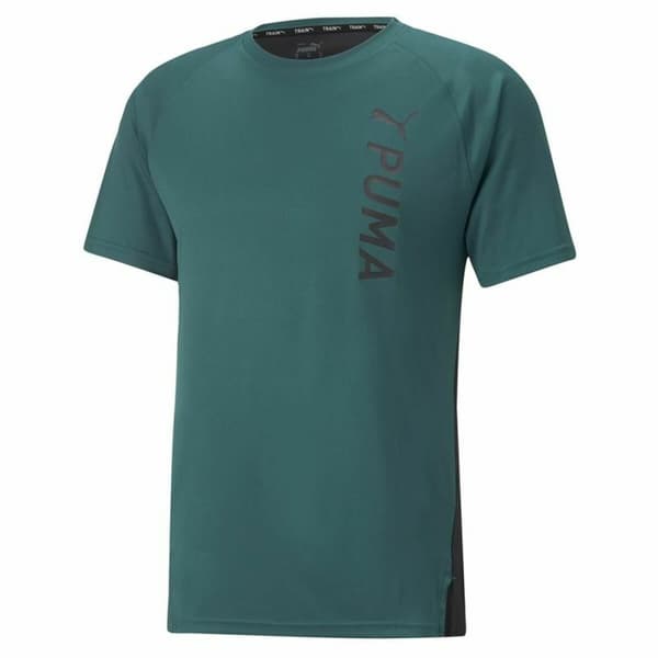 Kortærmet T-shirt til Mænd Puma Mørk grøn Mænd