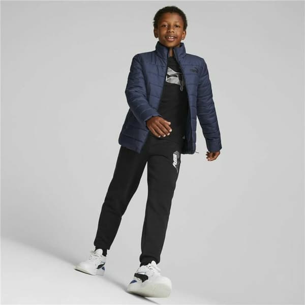 Sportsjakke til børn Puma Essentials Padded Marineblå