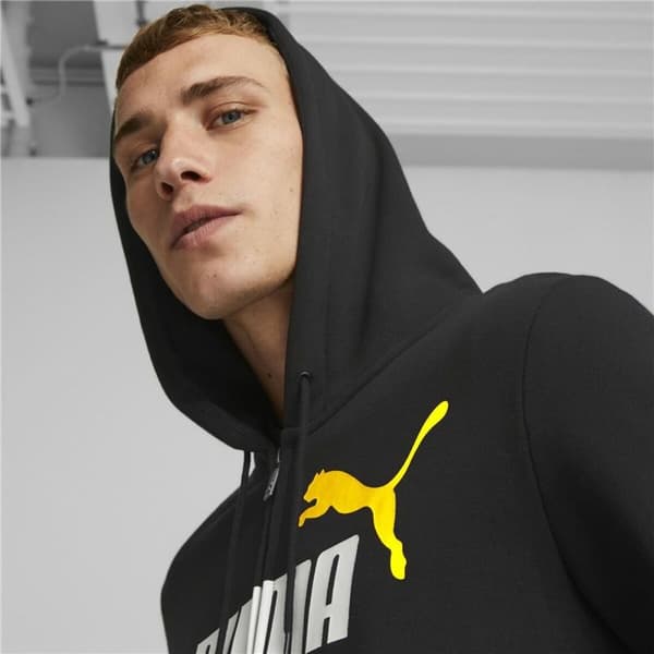 Hættetrøje til Mænd Puma Essentials Two Tone Sort