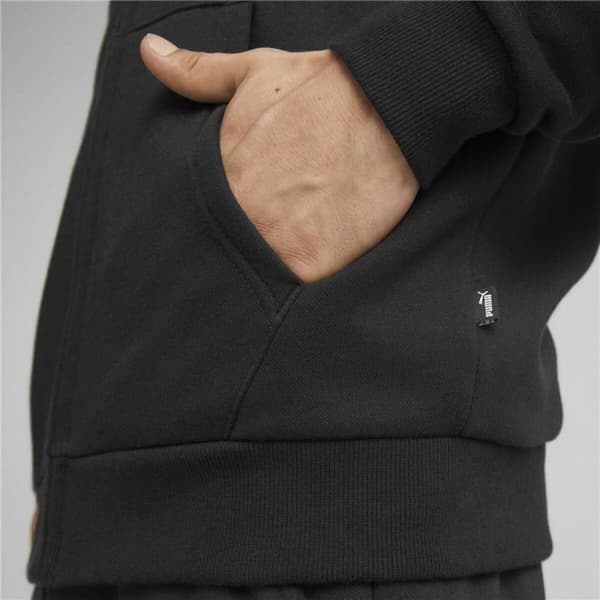 Hættetrøje til Mænd Puma Essentials Two Tone Sort