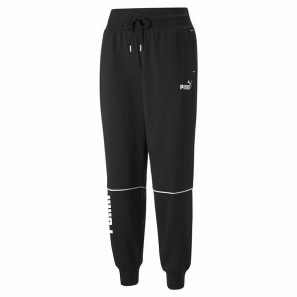 Aikuisten verkkahousut Puma Colorblock Musta Nainen