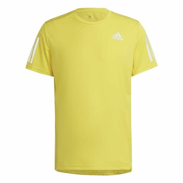 T-shirt med kortärm Herr Adidas Graphic Tee Shocking Gul