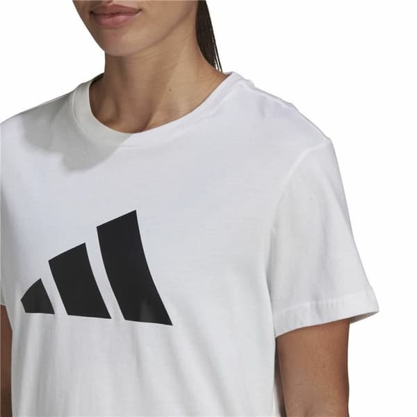 T-shirt med kortärm Dam Adidas Future Icons Vit