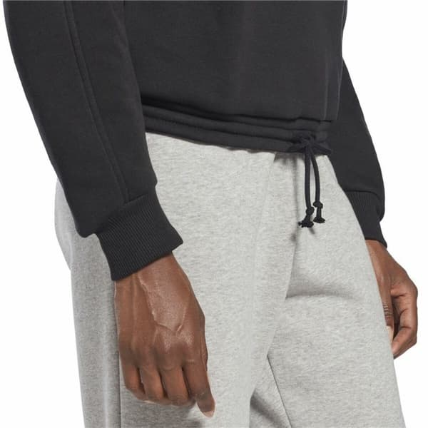 Naisten huputon collegepaita Reebok Modern Safari Musta