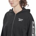 Pikkukuva 4 / 7: Naisten urheilutakki Reebok Tape Pack Full Zip Musta