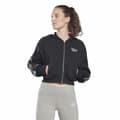 Pikkukuva 2 / 7: Naisten urheilutakki Reebok Tape Pack Full Zip Musta