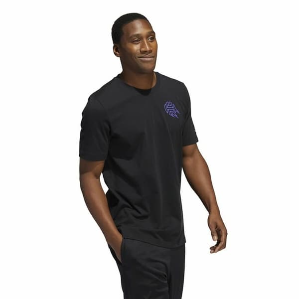 T-shirt med kortärm Herr Adidas Avatar James Harden Graphic Svart