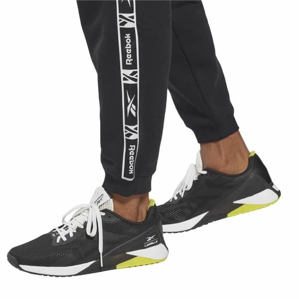 Lange sportsbukser Reebok Ri Tape Sort