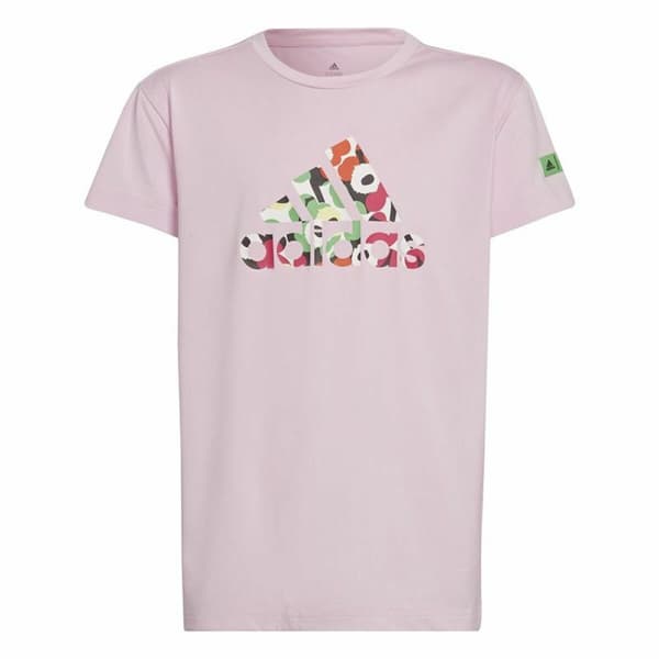 Barn T-shirt med kortärm Adidas x Marimekko Rosa